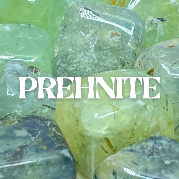 Pierre roulée en Préhnite