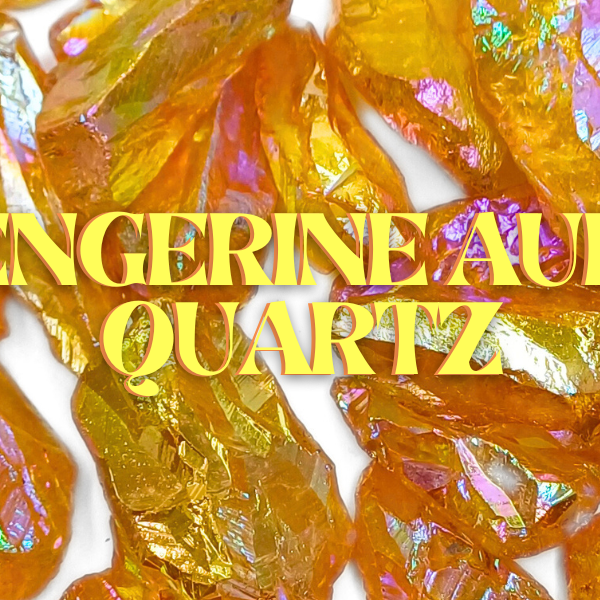 Tangerine Aura Quartz