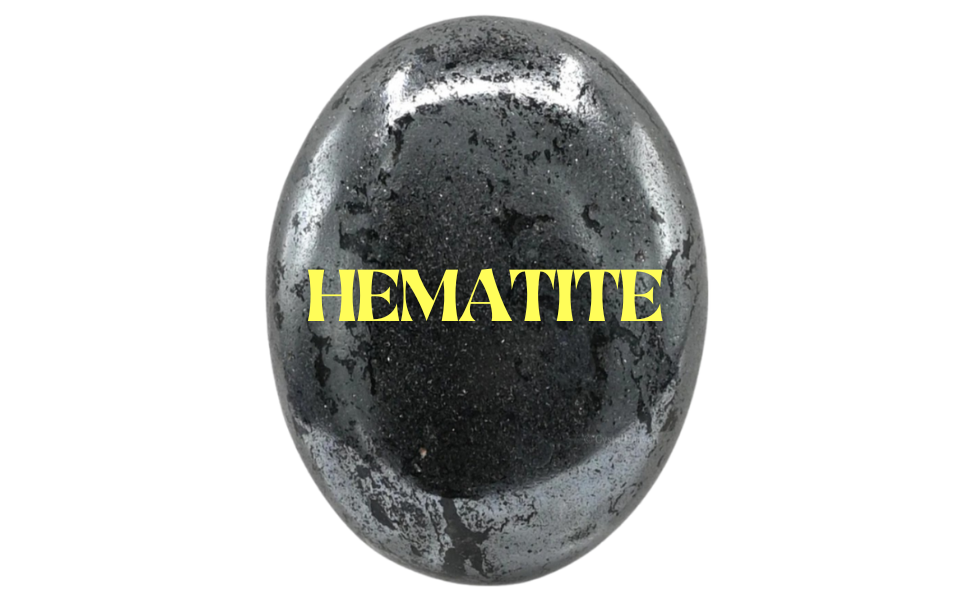 Hematite Palm Stone