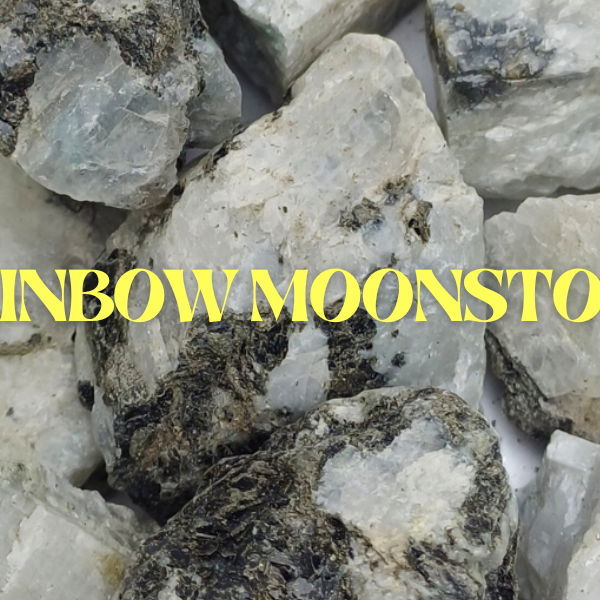 Rainbow Moonstone Raw Stone
