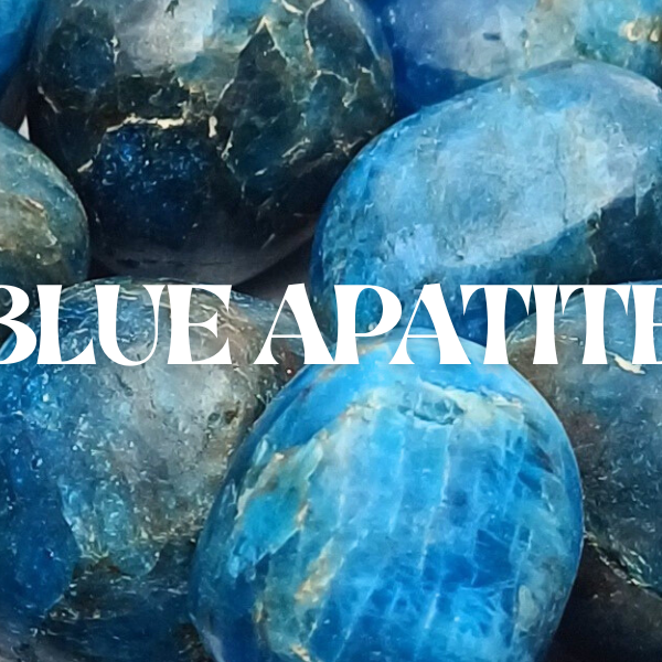 Blue Apatite Crystal Stone ( August 21 )