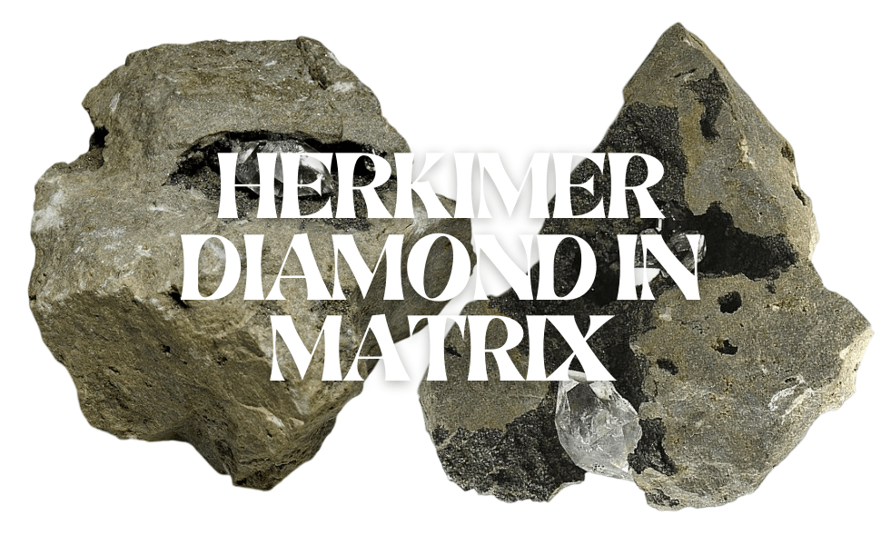 Herkimer Diamond in Matrix