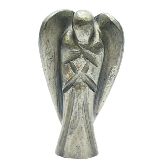 PYRITE STONE CRYSTAL ANGEL