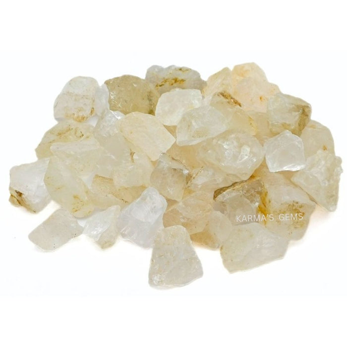 15 TO 25 MM CLEAR QUARTZ ROUGH STONE