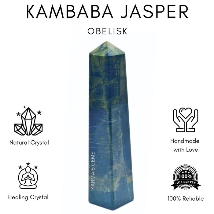 4 CORNER KAMBABA JASPER OBELISK