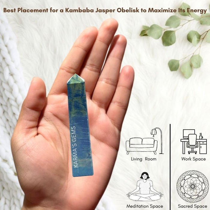 4 CORNER KAMBABA JASPER OBELISK