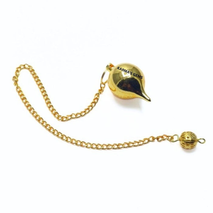 GOLD BALL POINT STEEL COPPER PENDULUM