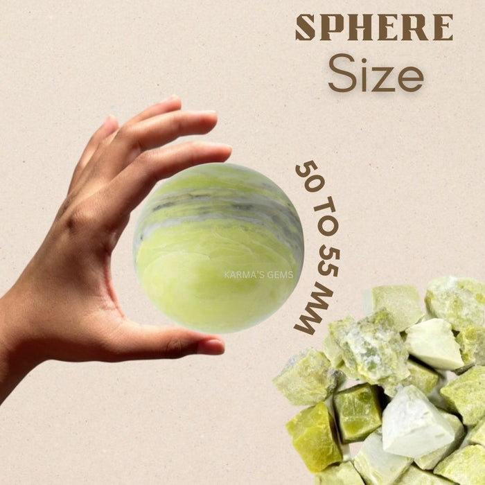 50 TO 55 MM SERPENTINE SPHERE