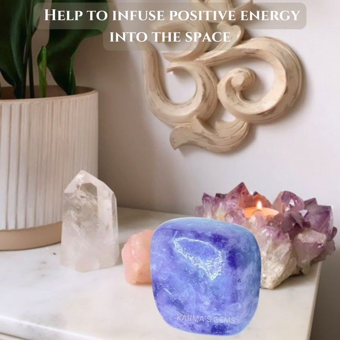 1 PIECE 15 TO 25 MM LEPIDOLITE POLISH TUMBLED STONE