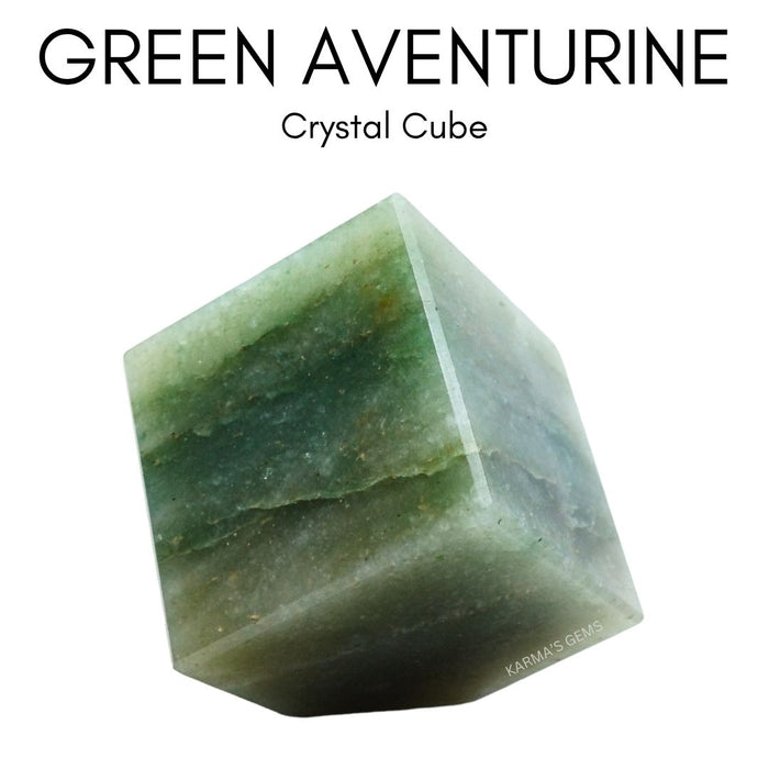 GREEN AVENTURINE STONE CUBE
