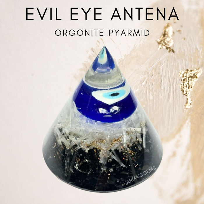 EVIL EYE ANTENA ORGONITE PYRAMID