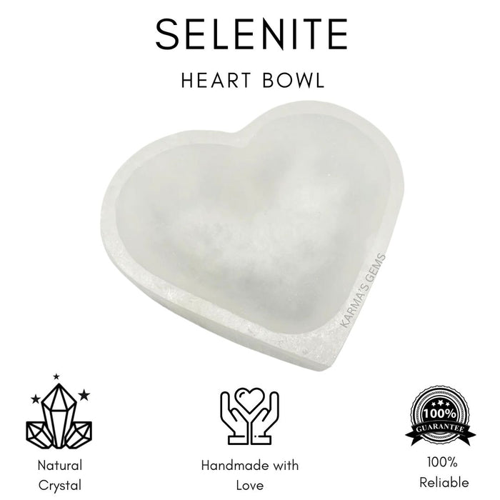 SELENITE HEART BOWL