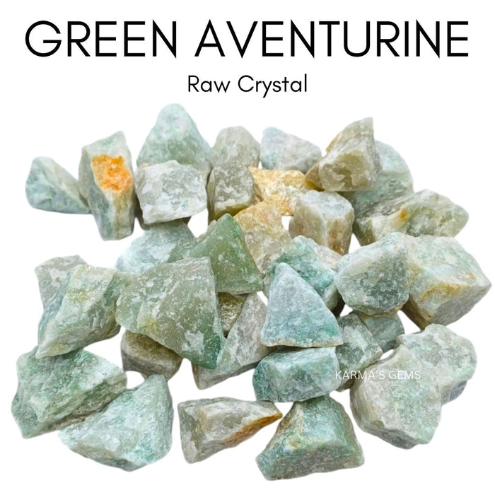 2 PCS 15 TO 25 MM GREEN AVENTURINE ROUGH STONE