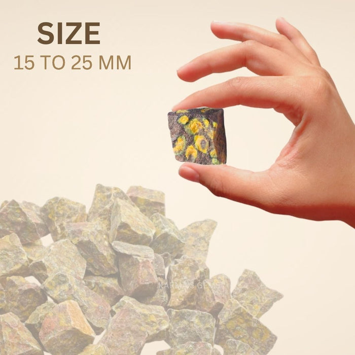 15 TO 25 MM LEOPARD JASPER ROUGH STONE