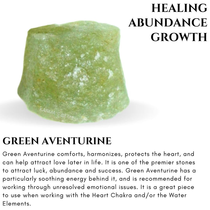 2 PCS 15 TO 25 MM GREEN AVENTURINE ROUGH STONE