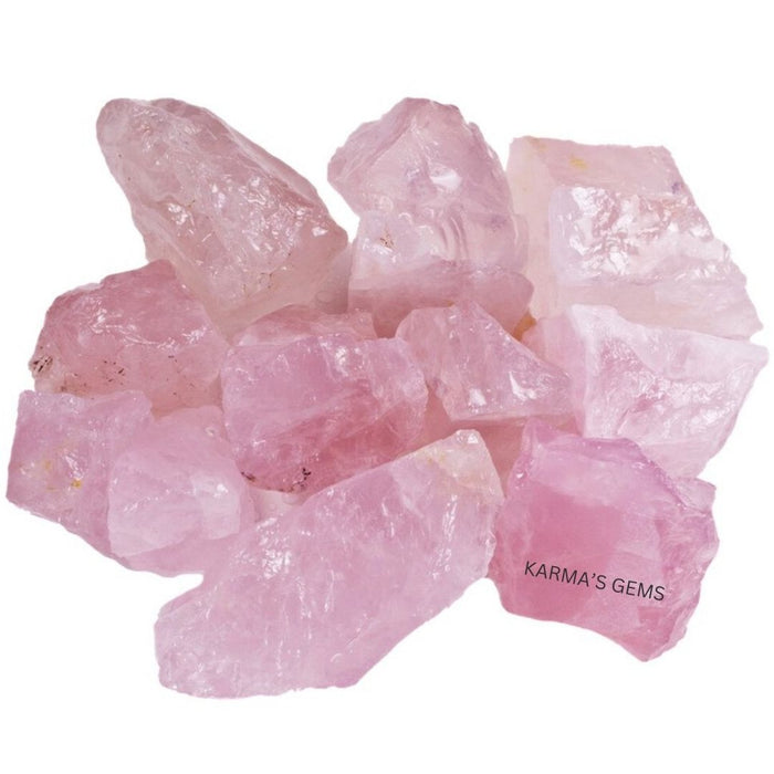 15 TO 25 MM AFRICAN ROSE QUARTZ ROUGH STONE