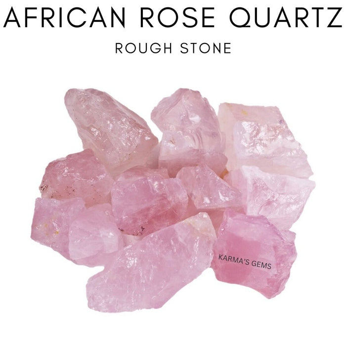 15 TO 25 MM AFRICAN ROSE QUARTZ ROUGH STONE