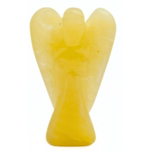 YELLOW AVENTURINE STONE CRYSTAL ANGEL Karmas Gems