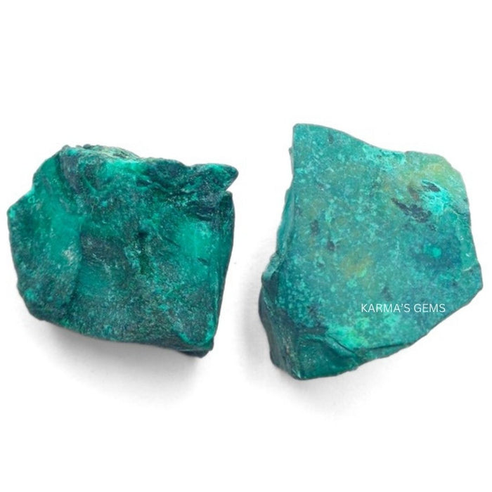 2 PCS 20 TO 25 MM MALACHITE ROUGH STONE