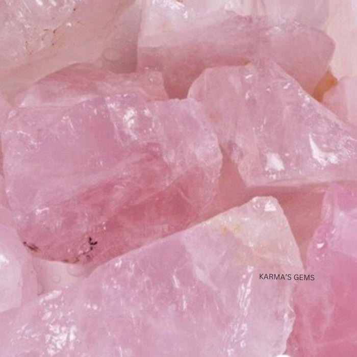 15 TO 25 MM AFRICAN ROSE QUARTZ ROUGH STONE