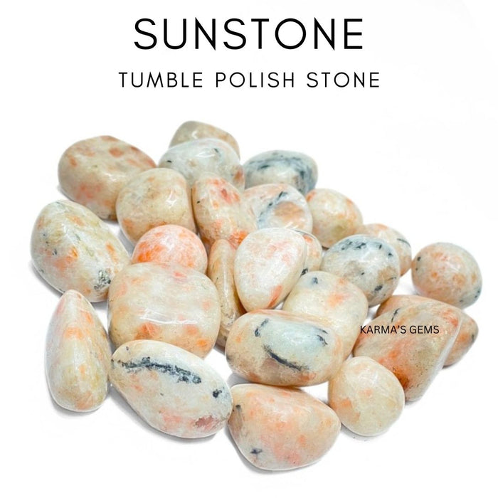 1 PIECE 15 TO 25 MM SUNSTONE POLISH TUMBLED STONE