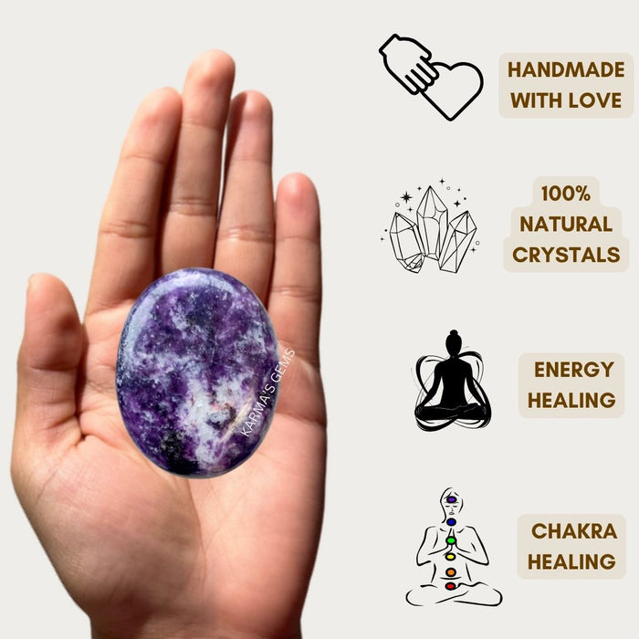 LEPIDOLITE PALMSTONE