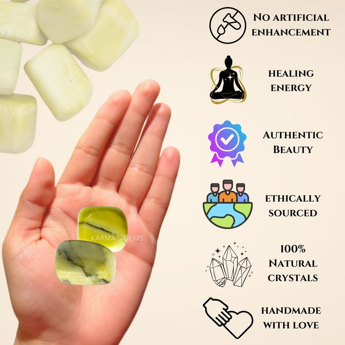 25 TO 35 MM SERPENTINE TUMBLED STONE