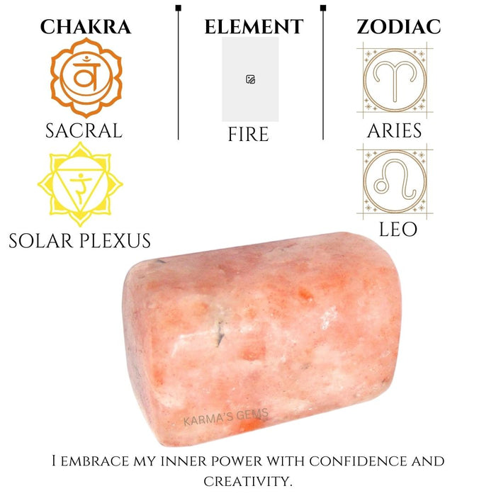 1 PIECE 15 TO 25 MM SUNSTONE POLISH TUMBLED STONE