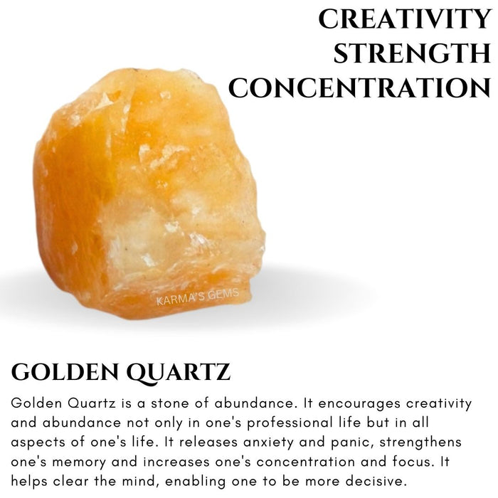 2 PCS 15 TO 25 MM GOLDEN QUARTZ ROUGH STONE