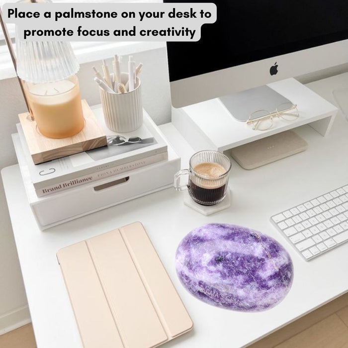 LEPIDOLITE PALMSTONE