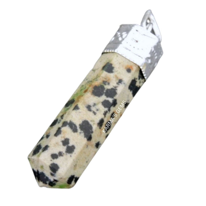DALMATIAN JASPER  POINT PENCIL PENDANT