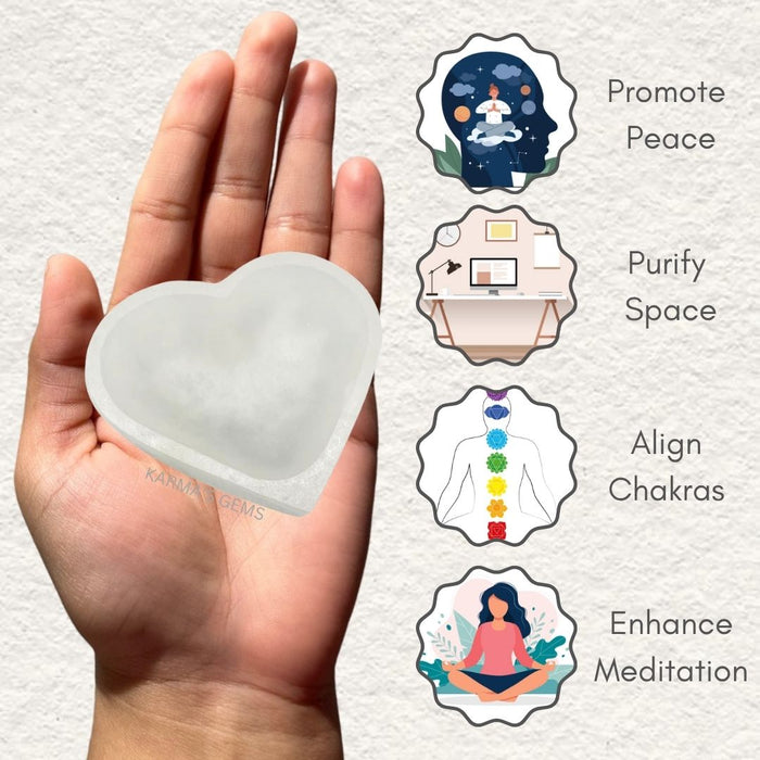 SELENITE HEART BOWL