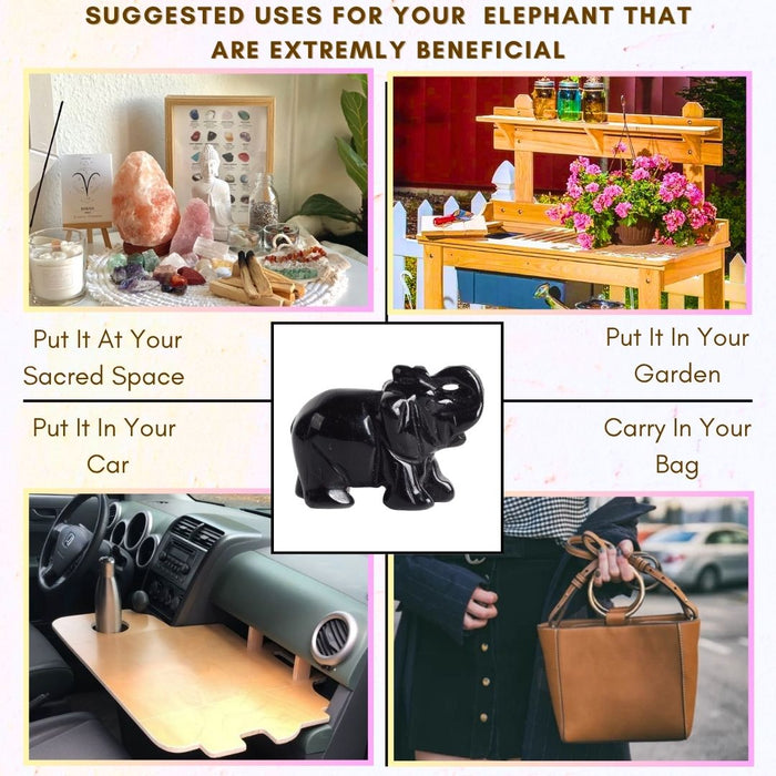 1" MIX STONE ELEPHANT