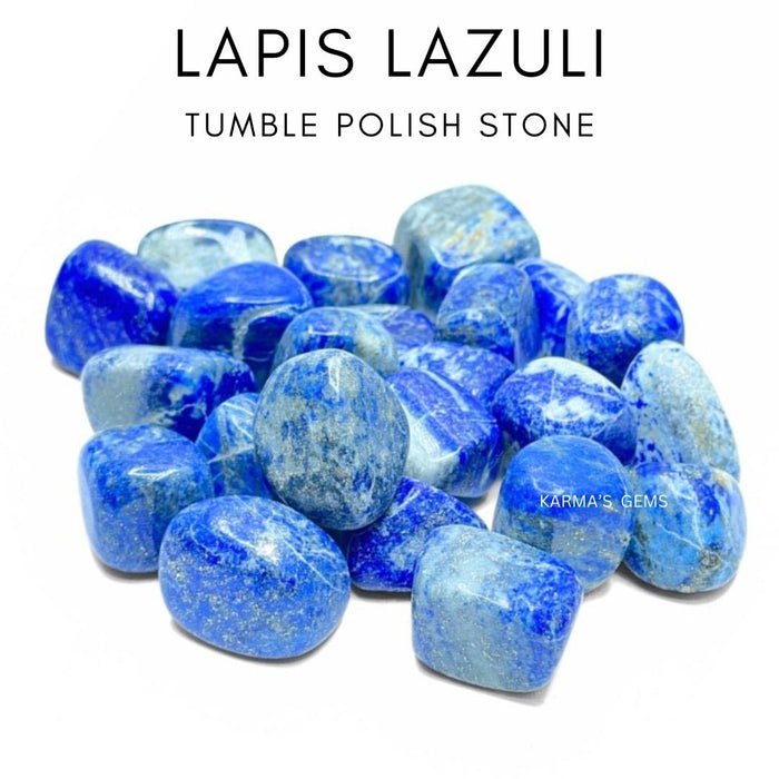 1 PIECE 15 TO 25 MM LAPIS LAZULI POLISH TUMBLED STONE