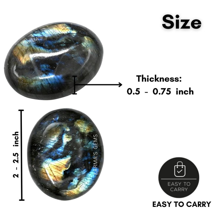 LABRADORITE PALMSTONE