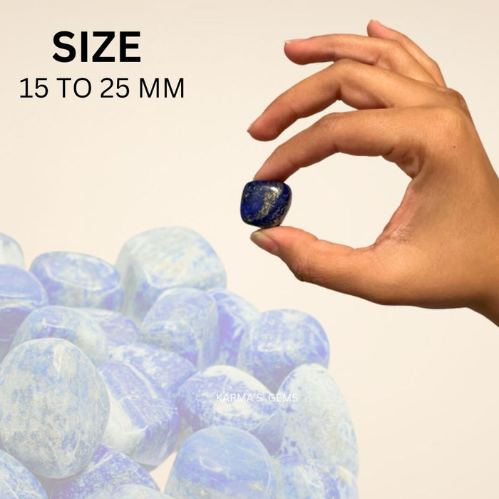 15 TO 25 MM LAPIS LAZULI POLISH TUMBLED STONE