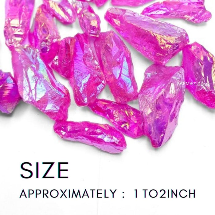 PINK AURA QUARTZ RAW STONE