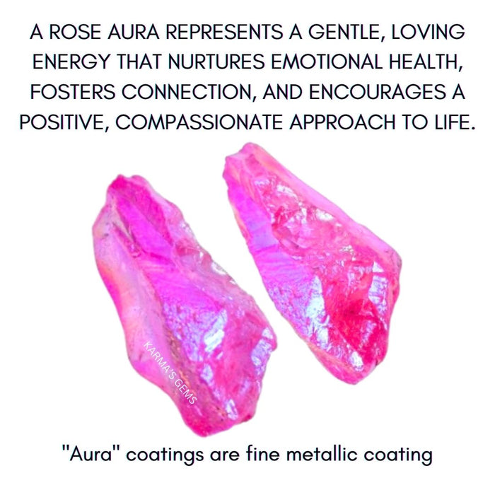 PINK AURA QUARTZ RAW STONE