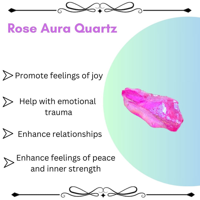 PINK AURA QUARTZ RAW STONE