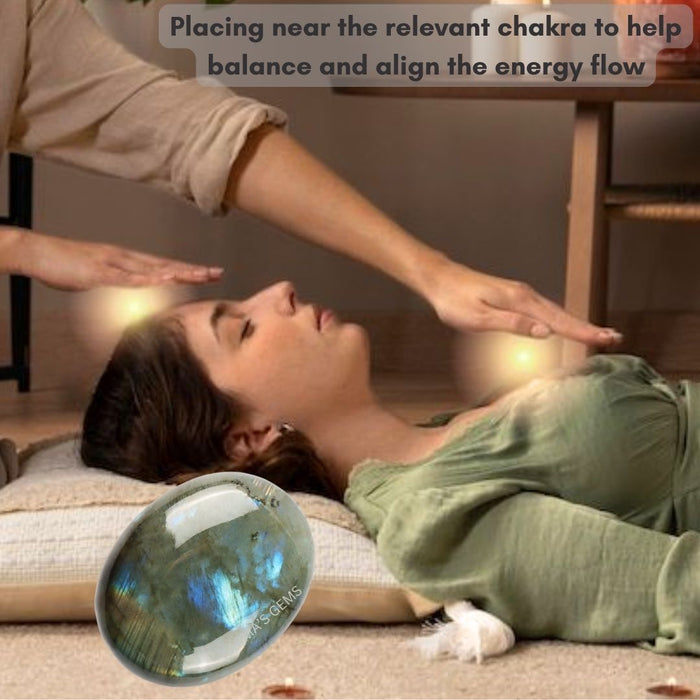 LABRADORITE PALMSTONE