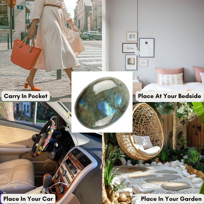 LABRADORITE PALMSTONE