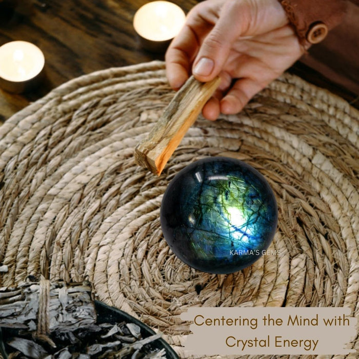 50 TO 55 MM LABRADORITE SPHERE