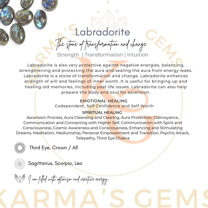 LABRADORITE PALMSTONE