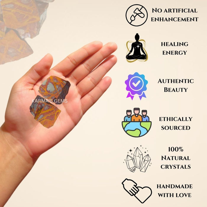 NOREENA JASPER 20 TO 25 MM ROUGH STONE