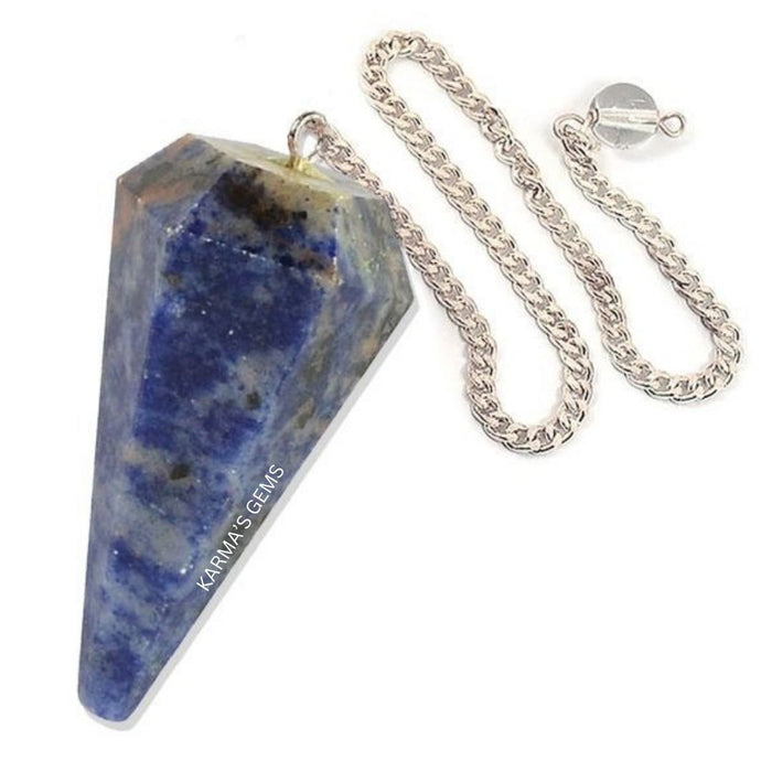 SODALITE STONE DOWSING PENDULUM