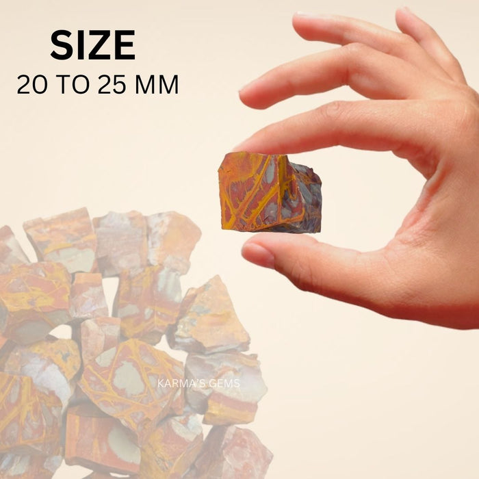 NOREENA JASPER 20 TO 25 MM ROUGH STONE
