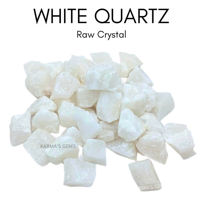 2 PCS 15 TO 25 MM WHITE QUARTZ ROUGH STONE