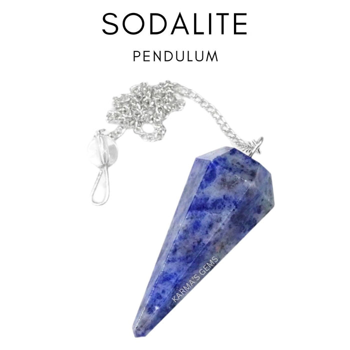 SODALITE STONE DOWSING PENDULUM