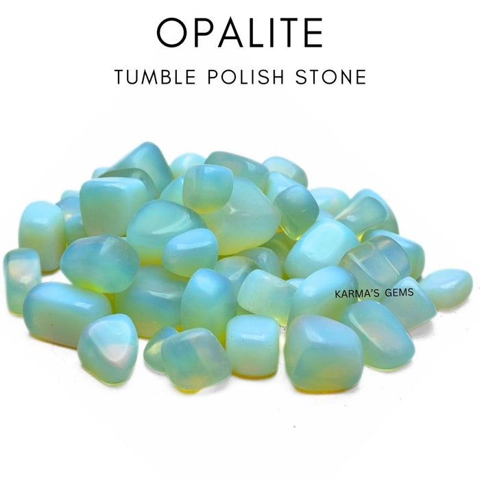1 PIECE 15 TO 25 MM OPALITE POLISH TUMBLED STONE