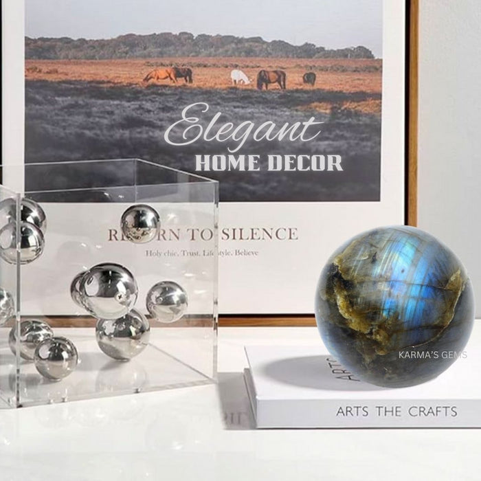 50 TO 55 MM LABRADORITE SPHERE